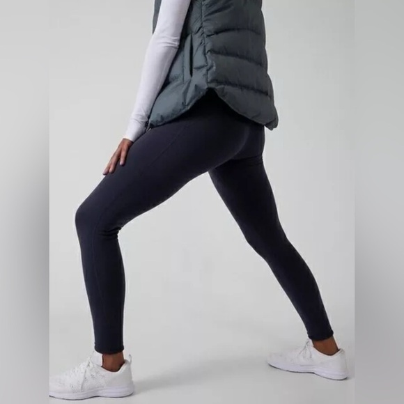 NWT Athleta Altitude Navy Tight in Polartec Power Stretch Size 2X - Picture 6 of 11
